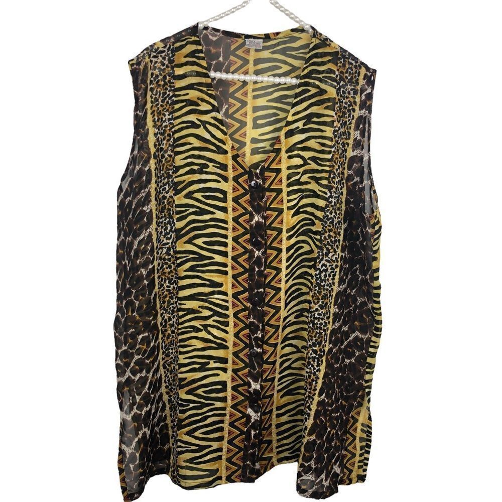 Erika Brooke animal print shirt